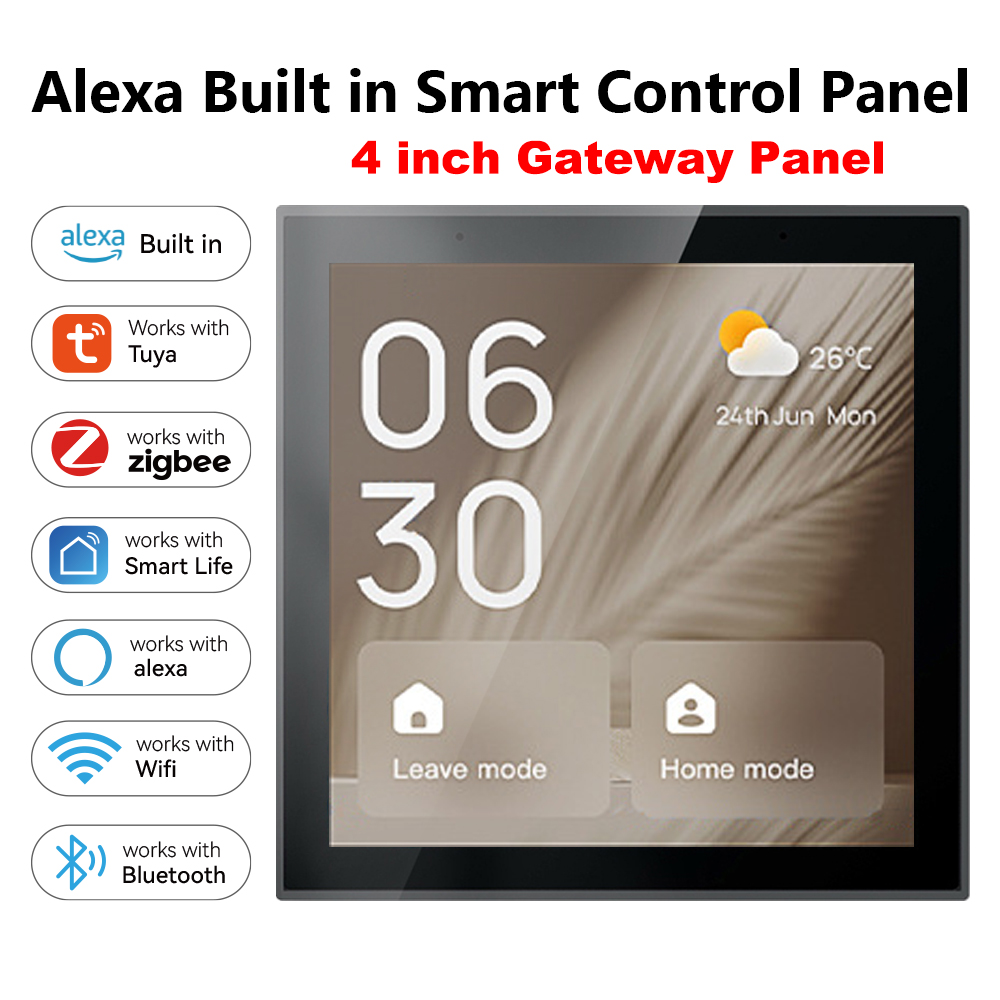 Smart Home Voice Control - 2026 Golden Security TPP01 4 Inch