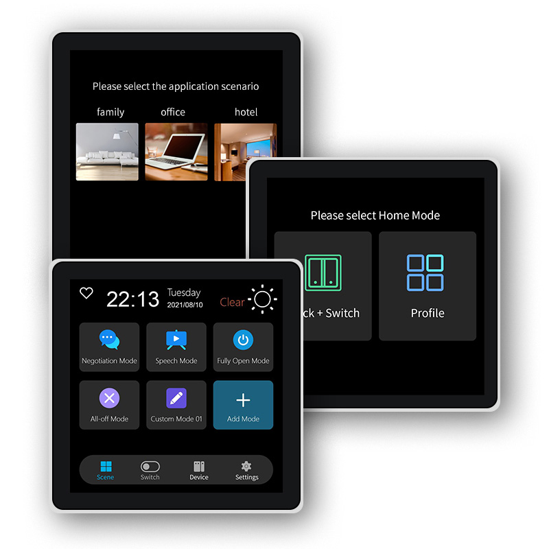 Smart Home Matter - FUERS 4 Inch Touch Screen Multi-functional