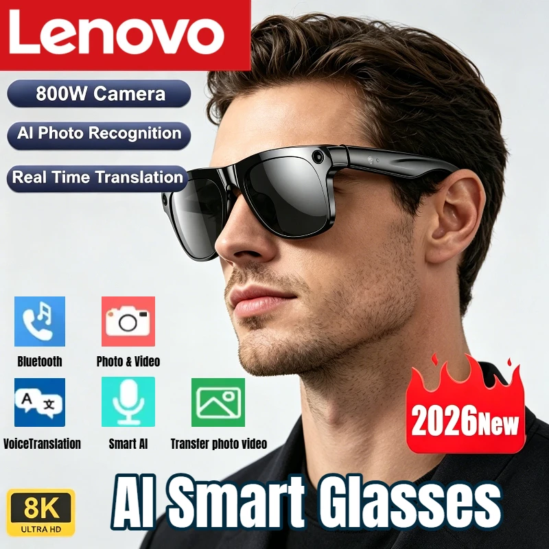 Smart Home Ai - Lenovo AI Smart Glasses 8K HD