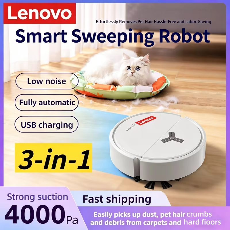 Smart Home Blog - Lenovo 3-in-1 Smart Sweeping Robot Aspirateur