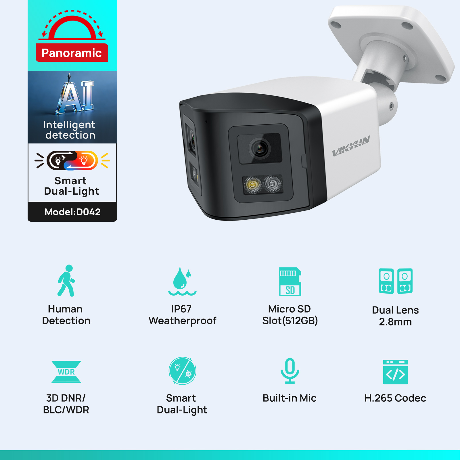 VIKYLIN 170° Panoramic Securit - đánh giá và giá Smart Home Nas