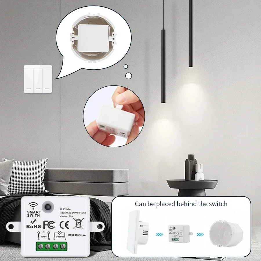 RF 433MHz Wireless Remote Cont - đánh giá và giá Smart Home Matter
