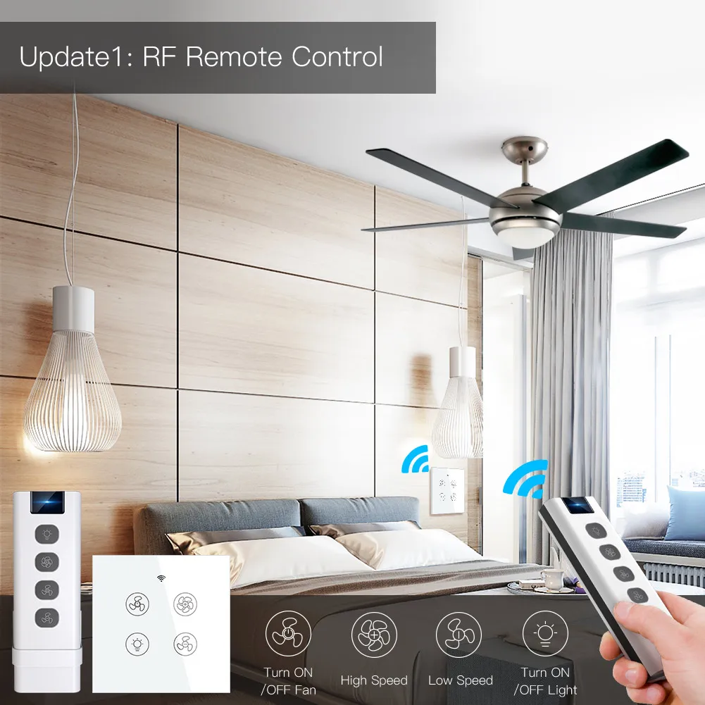 WiFi Mới RF Thông Minh Quạt Tr - đánh giá và giá Smart Home Ventilation