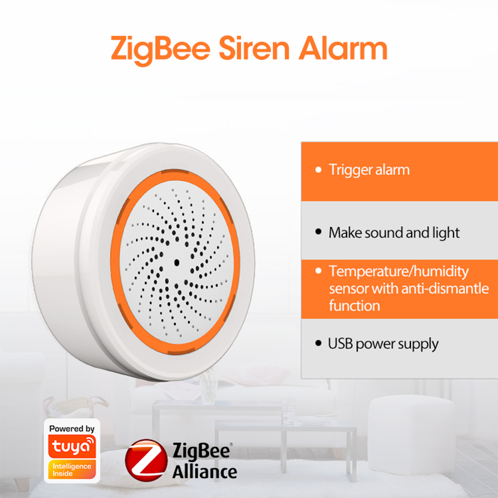 NEO-Tuya Zigbee Siren Gateway  - đánh giá và giá Smart Home Nas