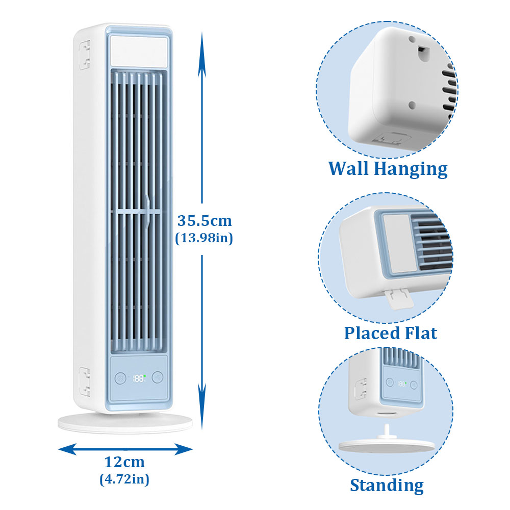 3600mAh USB Rechargeable Tower - đánh giá và giá Smart Home Ventilation