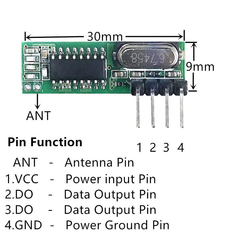 Superheterodyne RF Transceiver - đánh giá và giá Smart Home Arduino Uno