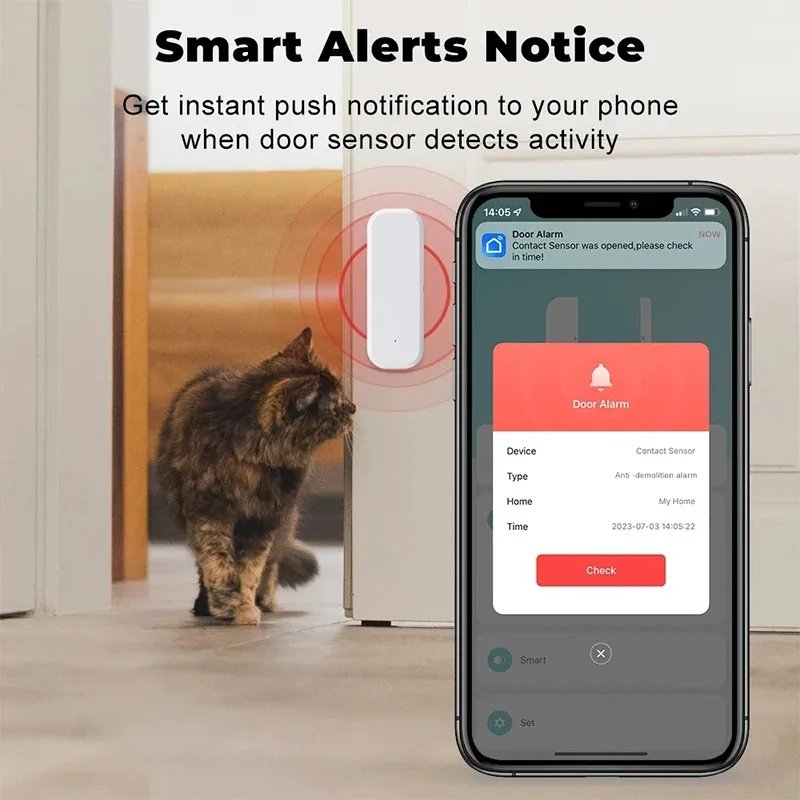 Tuya WiFi Smart Door Window Se - đánh giá và giá Smart Home Blog