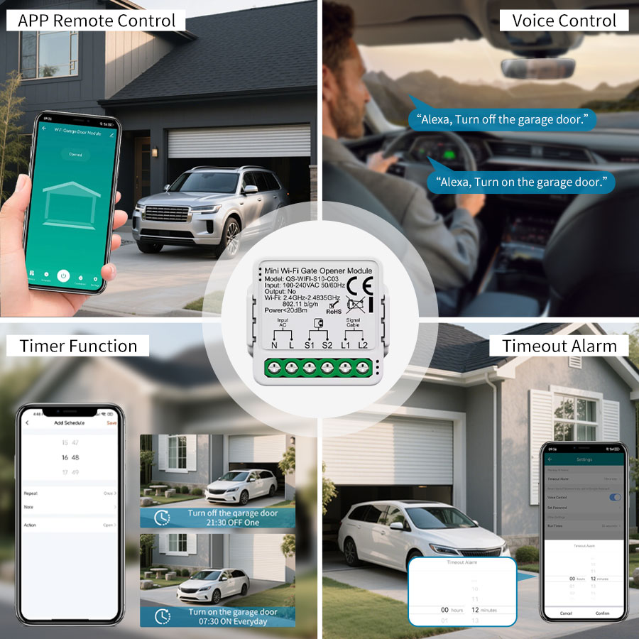 Tuya Smart WiFi or Zigbee Gara - đánh giá và giá Smart Home Matter