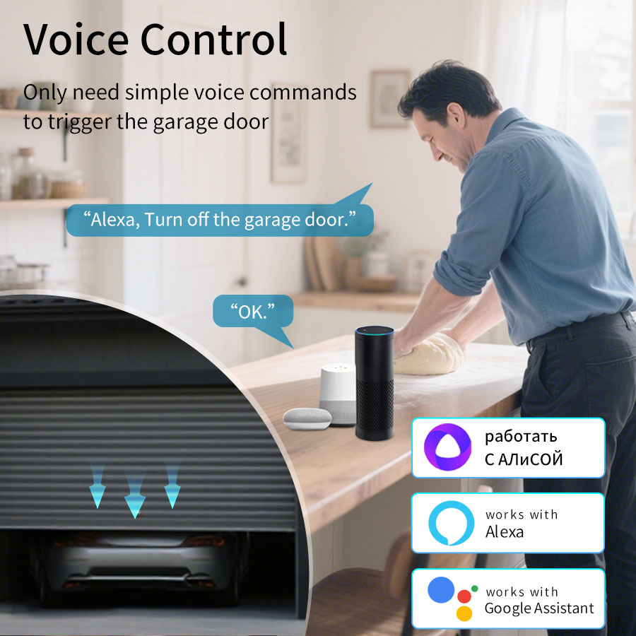 Tuya Smart WiFi or Zigbee Gara - đánh giá và giá Smart Home Matter