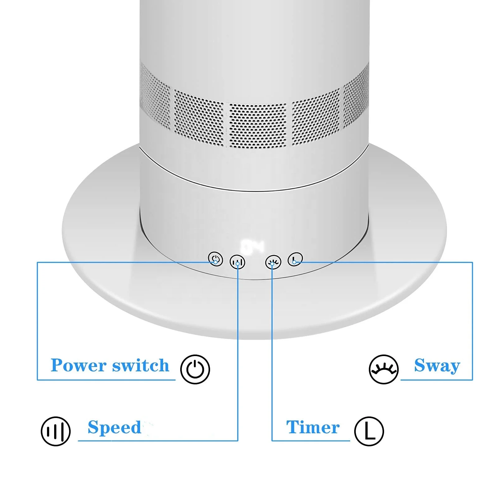 99cm Height Floor Standing Tou - đánh giá và giá Smart Home Ventilation