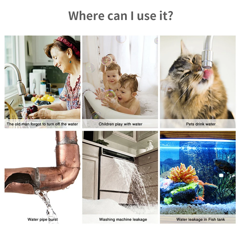 Tuya WiFi Zigbee Water Sensor  - đánh giá và giá Smart Home Blog