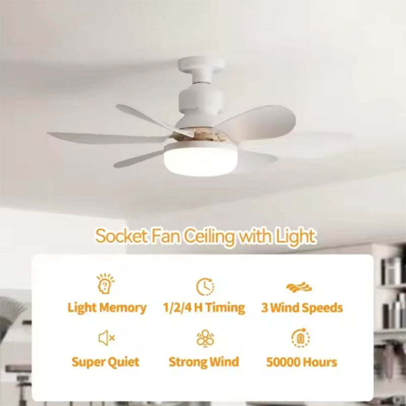 2026 Home E27 LED Ceiling Fan  - đánh giá và giá Smart Home Ventilation