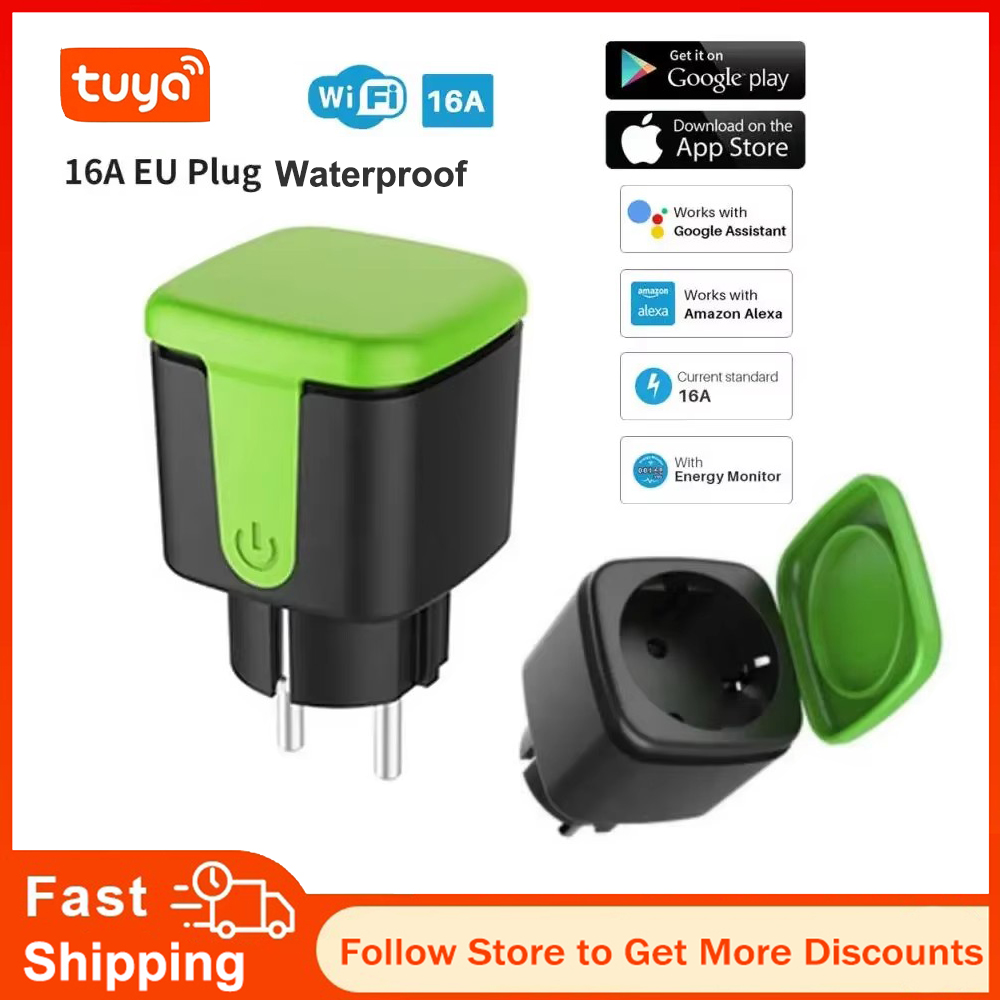 Tuya EU 16A WiFi Smart Waterpr - đánh giá và giá Smart Home Voice Control