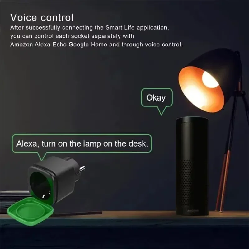 Tuya EU 16A WiFi Smart Waterpr - đánh giá và giá Smart Home Voice Control