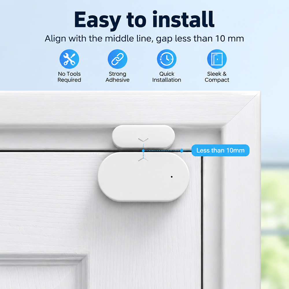 Zigbee 3.0 Door Window Sensor  - đánh giá và giá Smart Home Blog