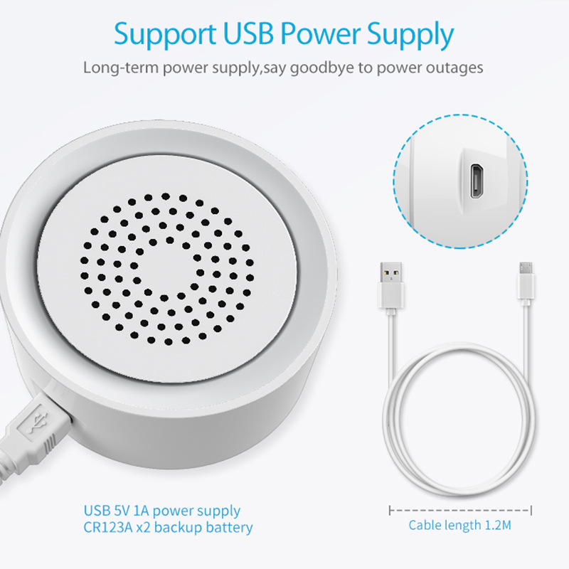 Tuya Smart Home System Siren w - đánh giá và giá Smart Home Nas