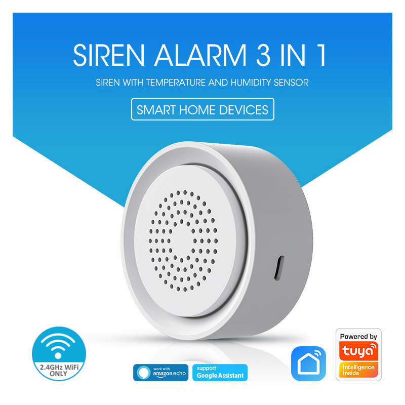 Tuya Smart Home System Siren w - đánh giá và giá Smart Home Nas