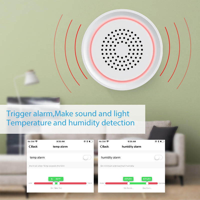 Tuya Smart Home System Siren w - đánh giá và giá Smart Home Nas