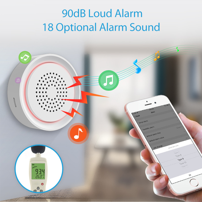 Tuya Smart Home System Siren w - đánh giá và giá Smart Home Nas