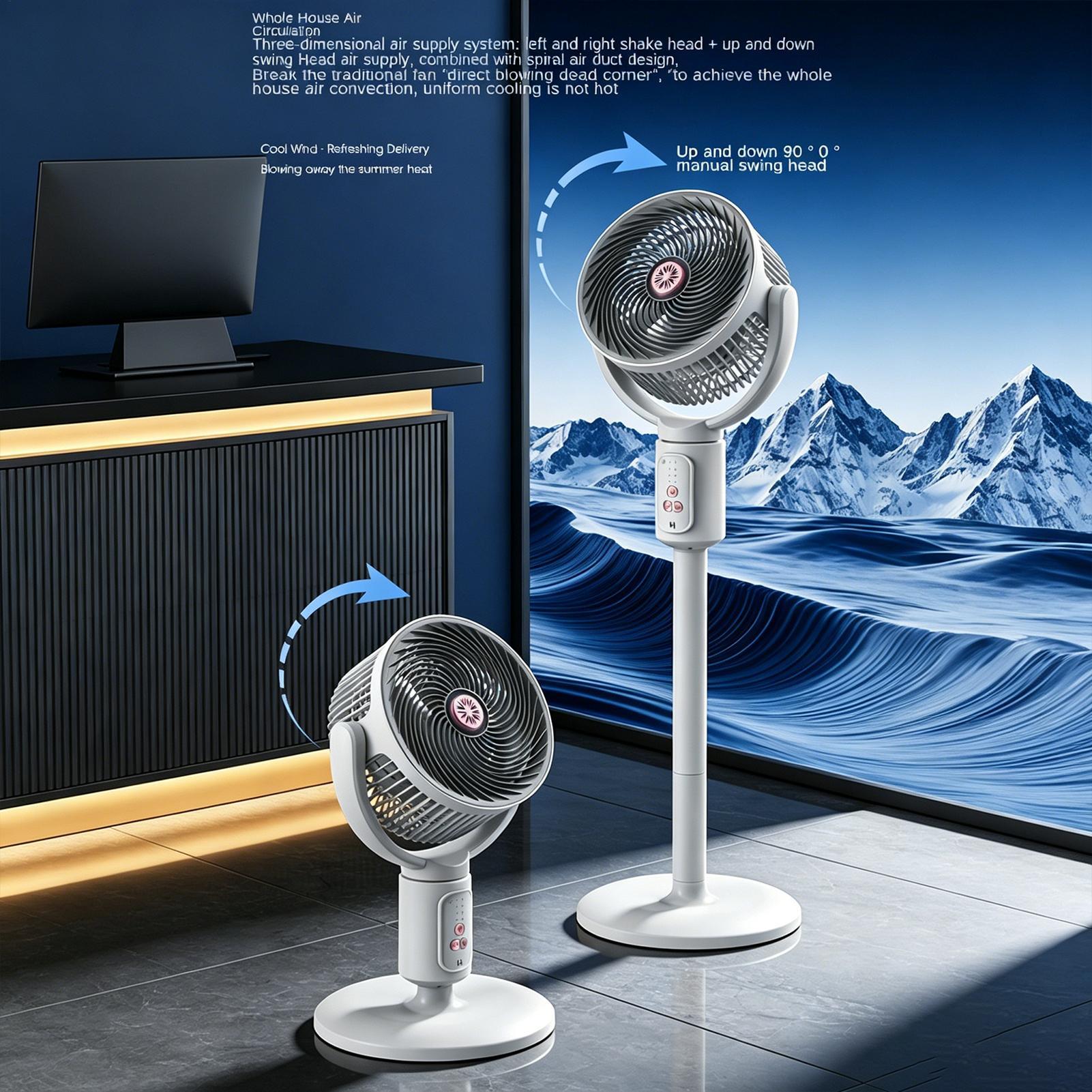 Air Circulation Fan Rechargeab - đánh giá và giá Smart Home Ventilation
